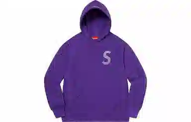 Supreme Week 6 x Swarovski S Logo Hooded Sweatshirt S