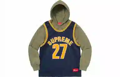 Supreme Basketball Jersey Hooded Sweatshirt