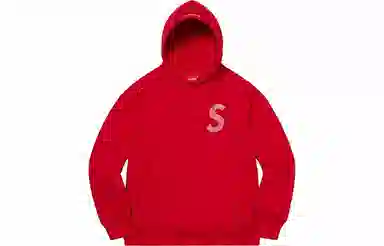 Supreme Week 6 x Swarovski S Logo Hooded Sweatshirt S