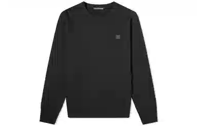 Acne Studios Face Black Sweatshirt