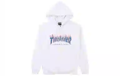 Thrasher Hoodie White