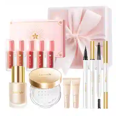 拉雅时代 慕斯唇釉粉底液眼妆彩妆礼盒 易上色自然哑光雾面