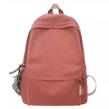 恒源祥 简约纯色暗纹 尼龙 双肩包 男女同款情侣款 多色