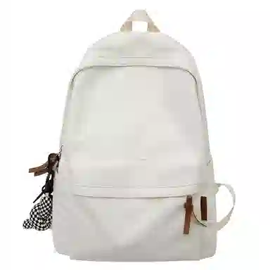 恒源祥 简约纯色暗纹 尼龙 双肩包 男女同款情侣款 多色