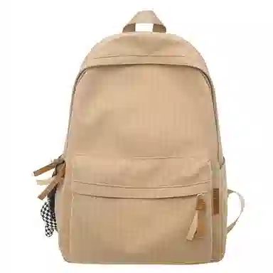 恒源祥 简约纯色暗纹 尼龙 双肩包 男女同款情侣款 多色