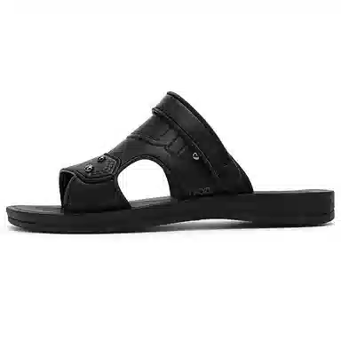 潮泽 超纤皮 时尚潮流百搭 沙滩凉鞋 男款