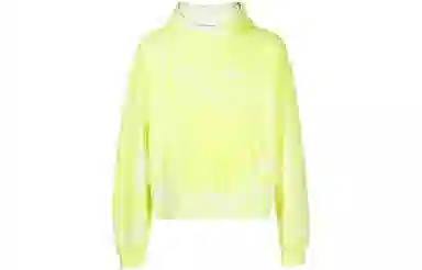 Alexander Wang Logo Tie-Dye Hoodie Yellow