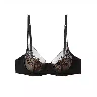 内在密码 薄款法式蕾丝大胸显小透气纯欲性感上托防下垂文胸 女款