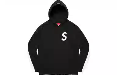 Supreme S Logo Split Hooded Sweatshirt