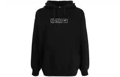 Yohji Yamamoto Logo Print Hoodie