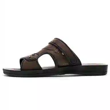 潮泽 超纤皮 时尚潮流百搭 沙滩凉鞋 男款