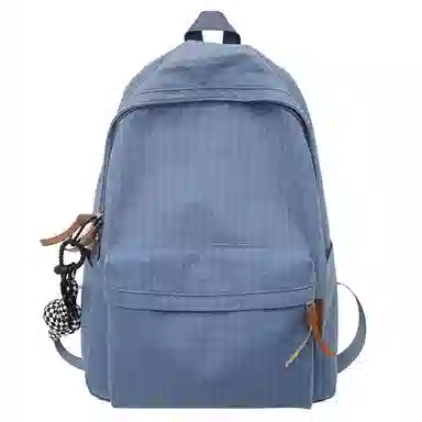 恒源祥 简约纯色暗纹 尼龙 双肩包 男女同款情侣款 多色