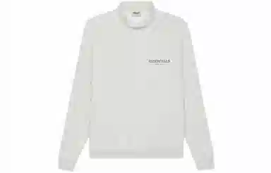 Fear of God Essentials SS21 Pullover Mockneck Light Heather Oatmeal