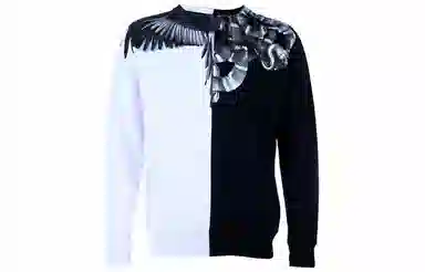 Marcelo Burlon Yin Yang Snake Wings Crewneck Sweatshirt