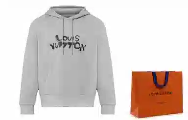 Louis Vuitton FW21 Classic Hoodie Grey