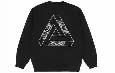 PALACE Outliner Mit Desigher Crew Black