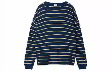 Champion FW24 Casual Embroidered Logo Waffle Long Sleeve Tee