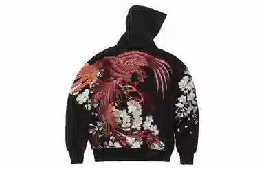 Sanshengliubu Heavy Embroidery Zipper Hoodie