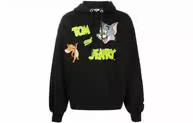GCDS Tom and Jerry Hoodie Black