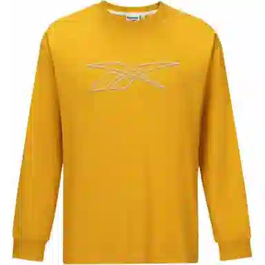 Reebok Logo Long Sleeve Tee Ginger