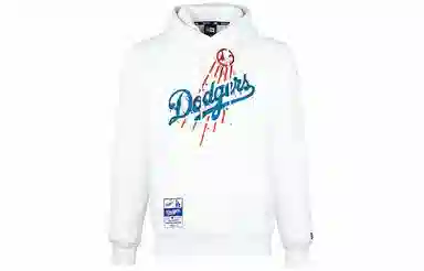 New Era MLB Los Angeles Dodgers Hoodie White