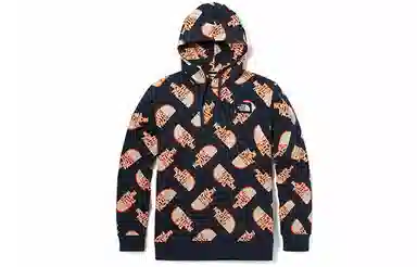 The North Face Vanlife Retro Logo Hoodie Navy