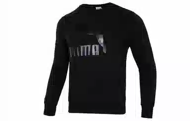 Puma Classics Metal Logo Crewneck Sweatshirt Black