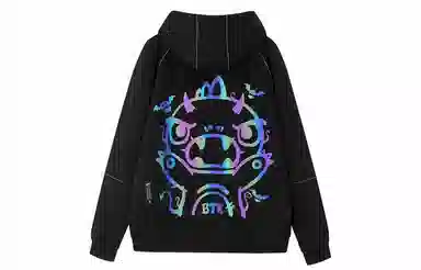 BTK Reflective Demon Monster Hoodie