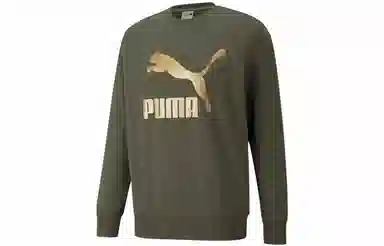 Puma Classics Crewneck Sweatshirt Military Green