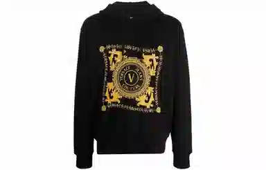 Versace Jeans FW23 Hoodie Black