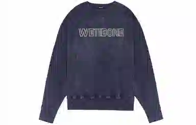 WE11DONE FW21 Sweatshirt Navy