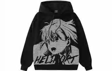 HELIPORT Electromagnetic Pullover Hoodie Black