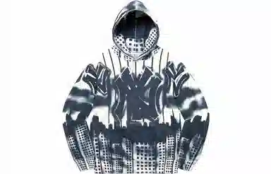 Supreme FW21 Week 2 x New York Yankees Airbrush Hooded Sweatshirt
