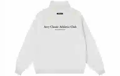 Atry Zipper Polo Retro Sweatshirt