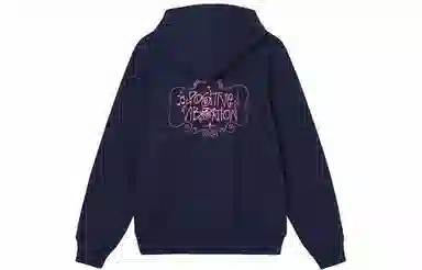 Stussy FW21 Positive Vibrations Embroidered Hoodie Logo
