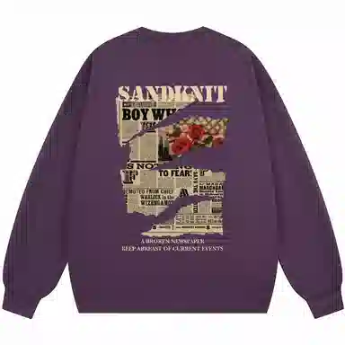 SandKnit Retro Rose Series Sweatshirt