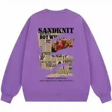 SandKnit Retro Rose Series Sweatshirt