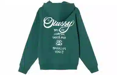 Stussy World Tour Hoodie Logo