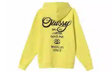 Stussy World Tour Hoodie Logo