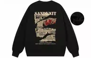 SandKnit Retro Rose Series Sweatshirt