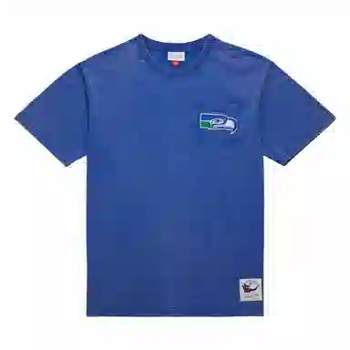 Mitchell Ness x NFL Seattle Seahawks Vintage Logo Fade Away Premium T
