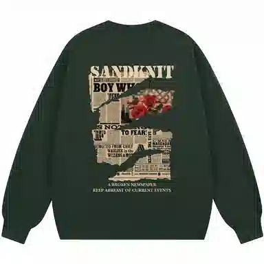 SandKnit Retro Rose Series Sweatshirt