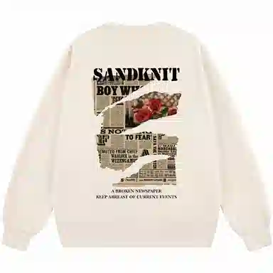 SandKnit Retro Rose Series Sweatshirt
