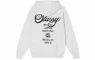 Stussy World Tour Hoodie Logo
