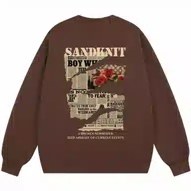SandKnit Retro Rose Series Sweatshirt