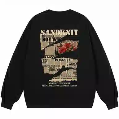 SandKnit Retro Rose Series Sweatshirt