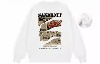 SandKnit Retro Rose Series Sweatshirt