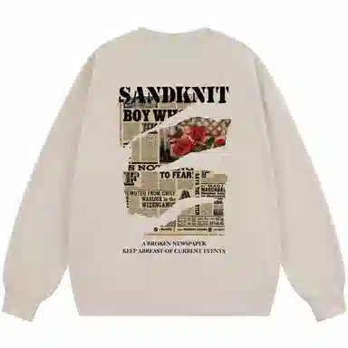 SandKnit Retro Rose Series Sweatshirt