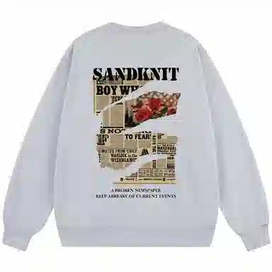 SandKnit Retro Rose Series Sweatshirt
