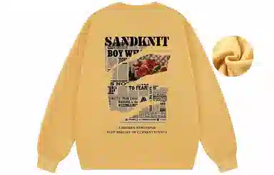 SandKnit Retro Rose Series Sweatshirt